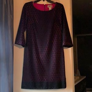 Pink and Black mini dress